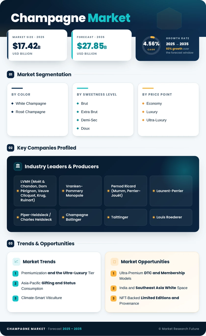 Champagne Market Research Report — Forecast till 2035 - Market Research Future Infographic
