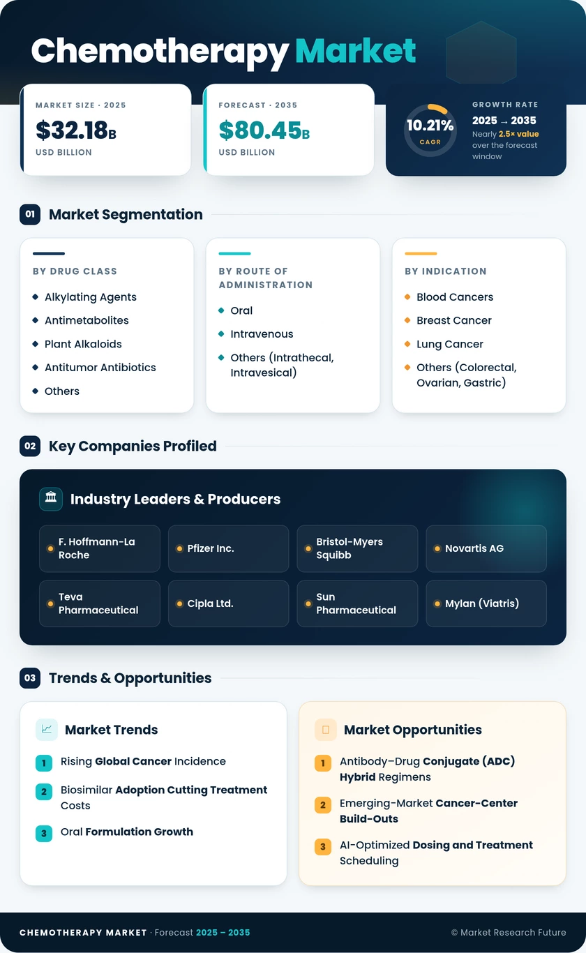Chemotherapy Market Research Report -Forecast till 2035 - Market Research Future Infographic