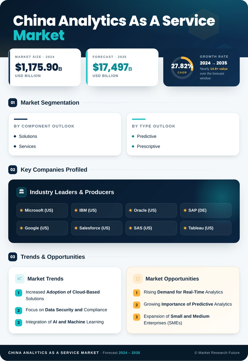 China Analytics as a Service Market Research Report-Forecast to 2035 Infographic