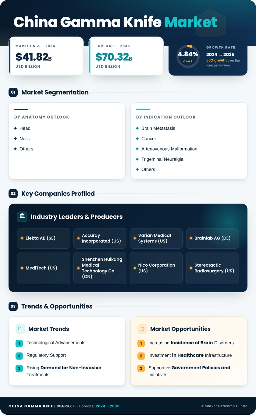 China Gamma Knife Market Research Report - Forecast to 2035 Infographic
