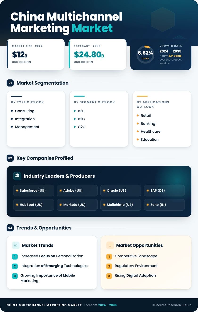 China Multichannel Marketing Market Research Report- Forecast to 2035 Infographic