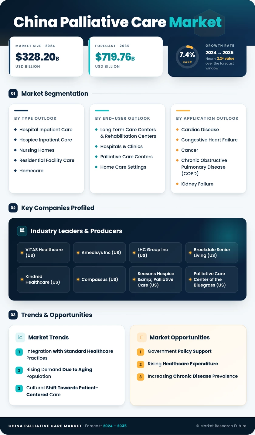 China Palliative Care Market Research Report-Forecast to 2035 Infographic