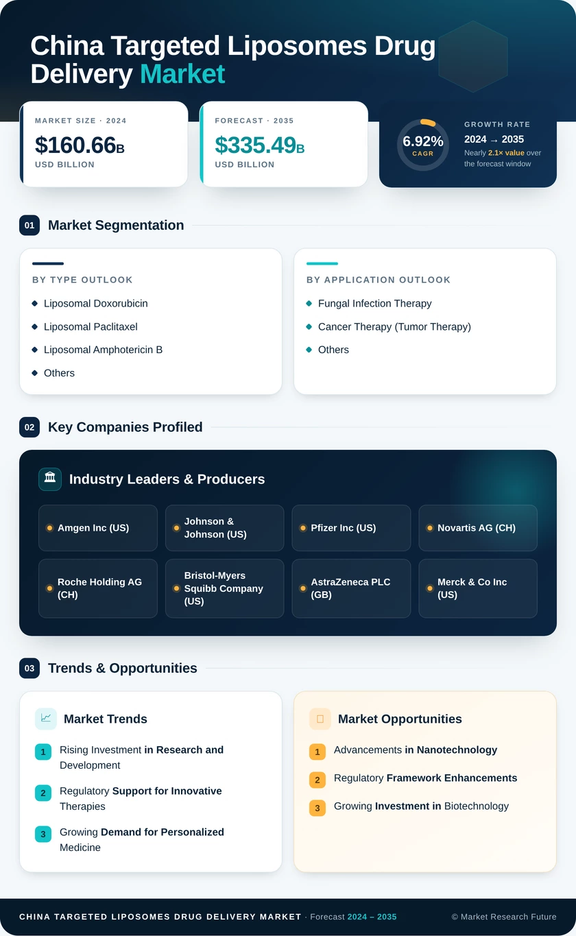China Targeted Liposomes Drug Delivery Market Research Report- Forecast to 2035 Infographic