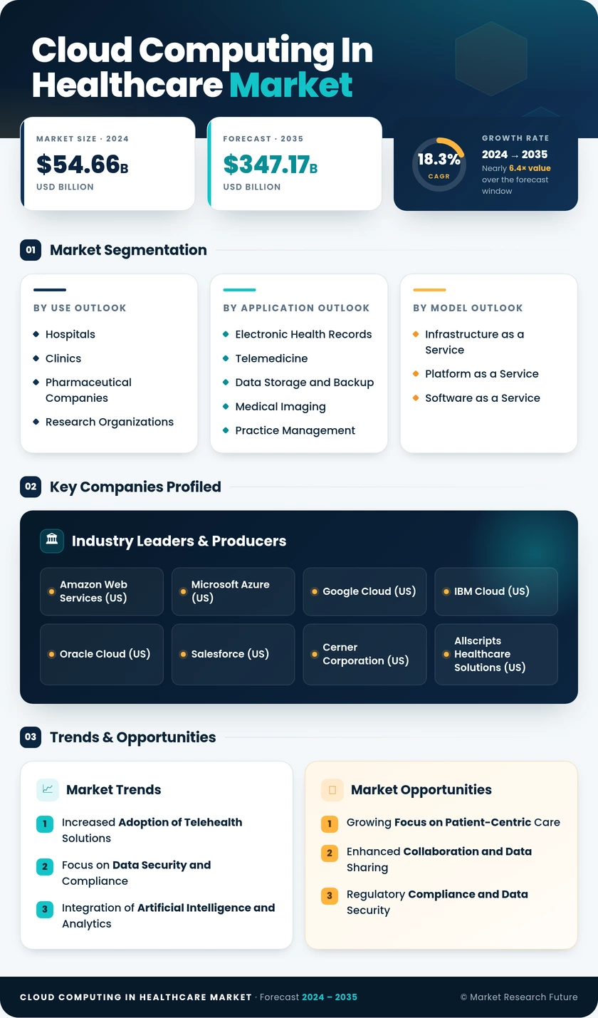 Cloud Computing in Healthcare Market Research Report – Forecast till 2035 Infographic