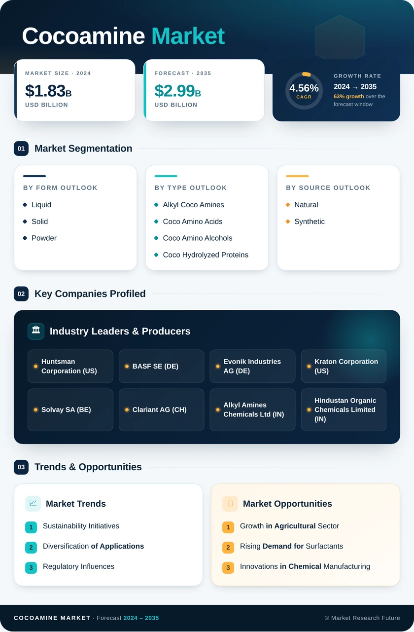 Cocoamine Market Research Report - Global Forecast by 2035 Infographic