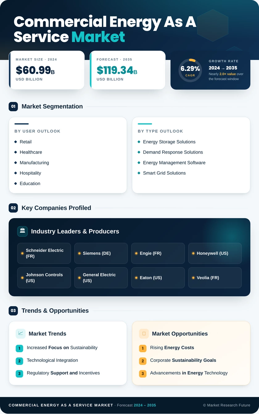 Commercial Energy as a Service Market Research Report — Global Forecast till 2035 Infographic