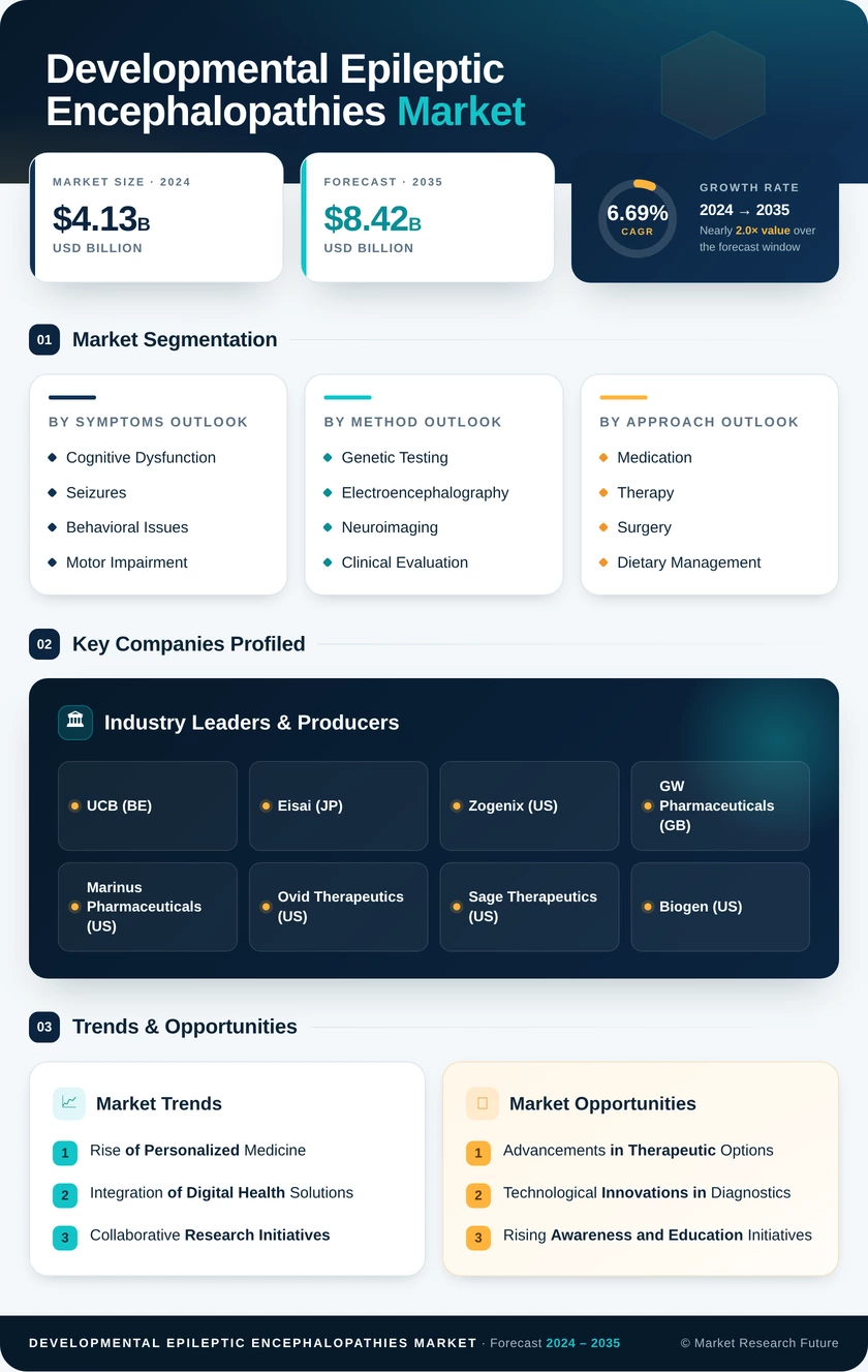 Developmental And Epileptic Encephalopathies Market Research Report — Global Forecast till 2035 Infographic