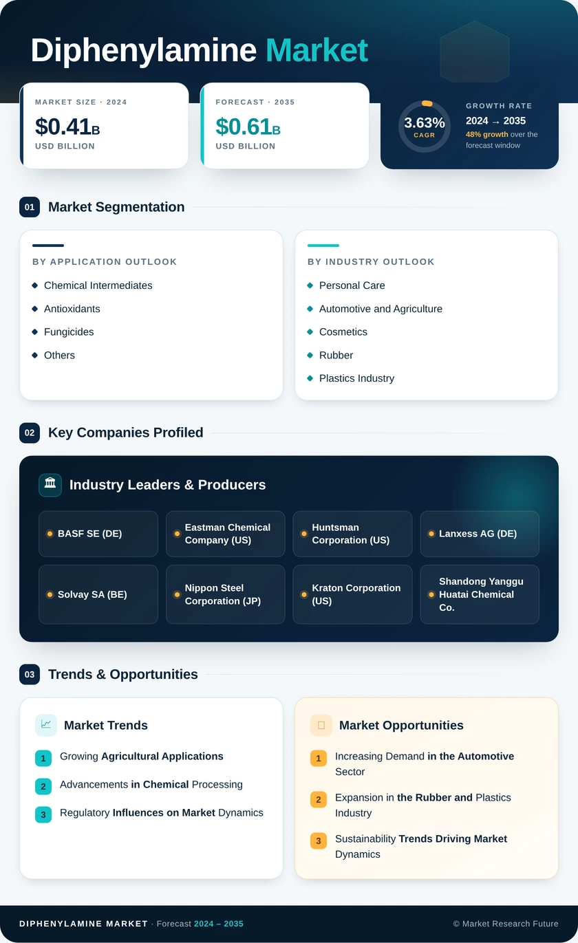 Diphenylamine  Research Report - Global Forecast till 2035 Infographic