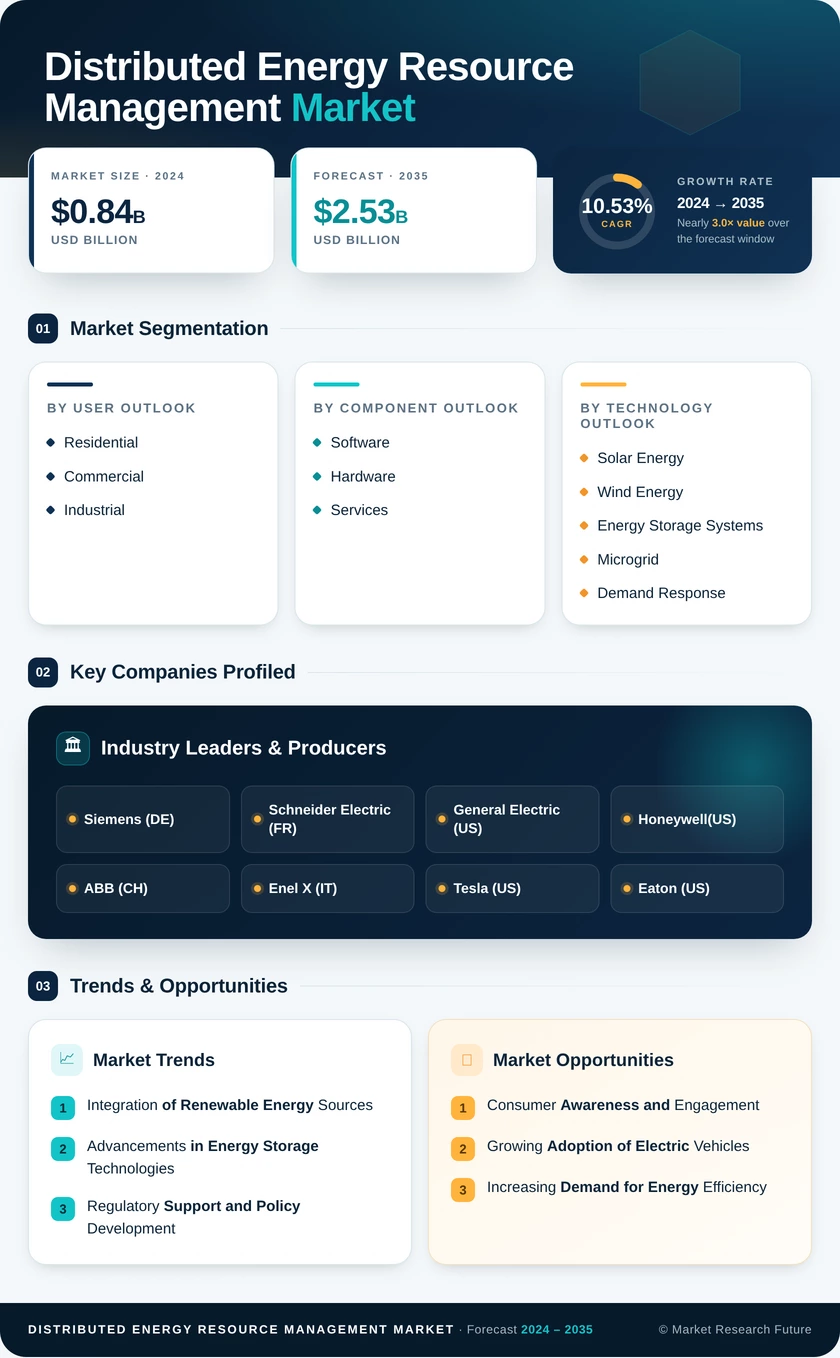 Distributed Energy Resource Management Market Research Report – Global Forecast till 2035 Infographic