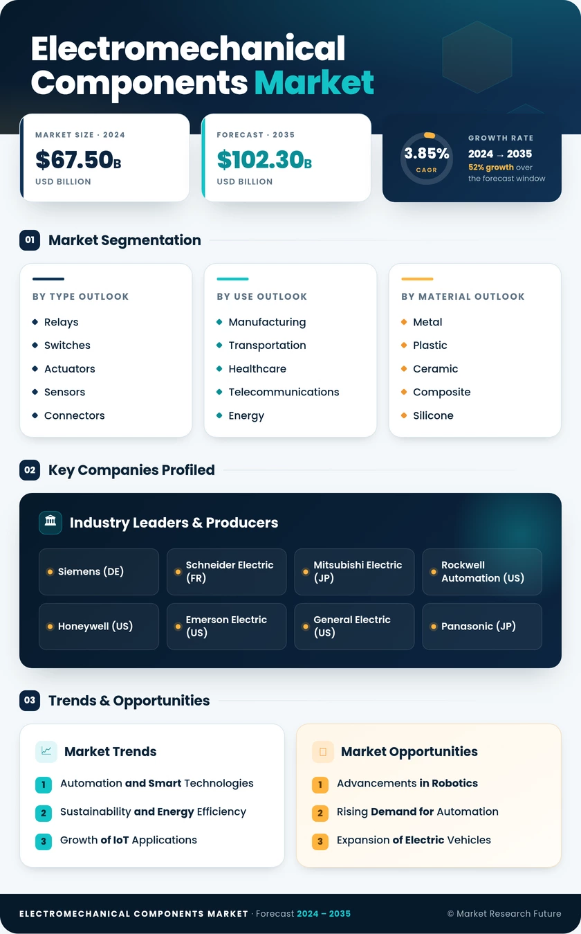 Electromechanical Components Market Research Report-  Forecast 2035 Infographic