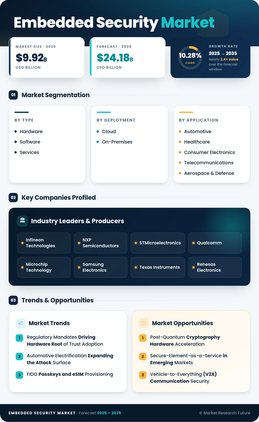 Embedded Security Market Research Report — Global Forecast till 2035 Infographic