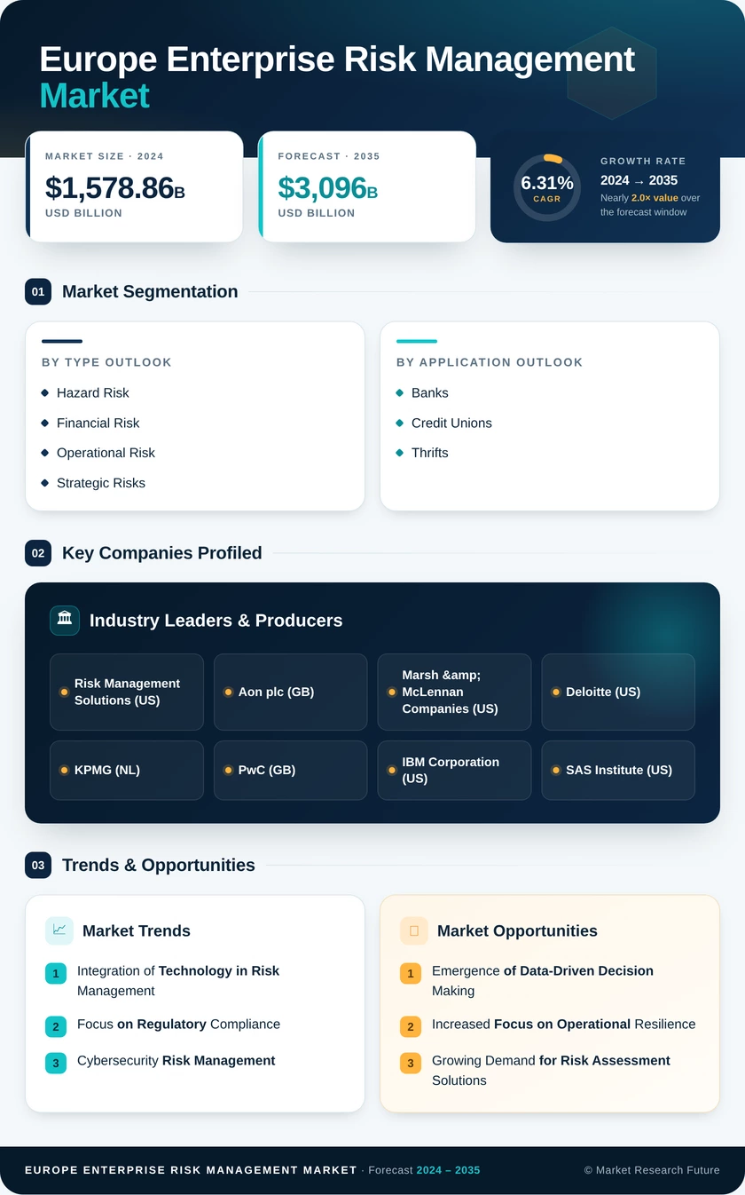Europe Enterprise Risk Management Market Research Report- Forecast to 2035 - Market Research Future Infographic