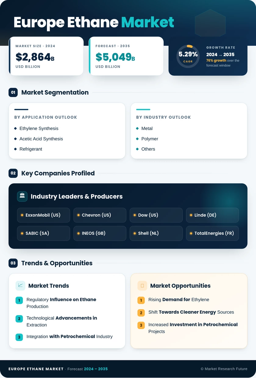 Europe Ethane Market Research Report - Forecast by 2035 Infographic