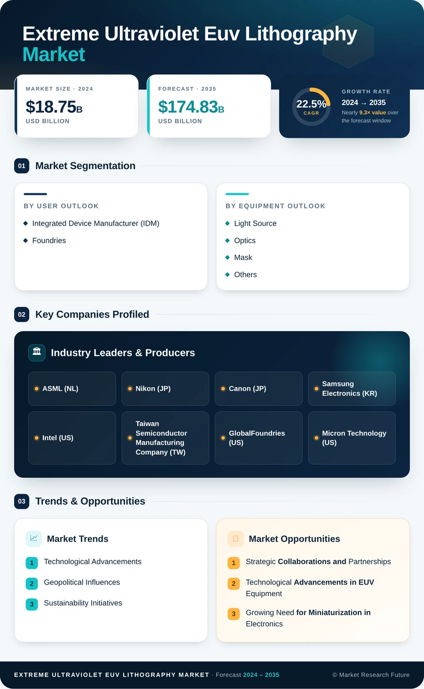 Extreme Ultraviolet EUV Lithography Market Infographic