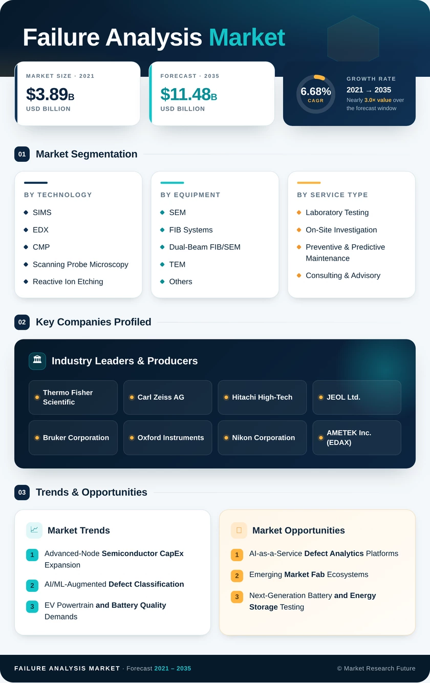 Failure Analysis Market Research Report – Forecast to 2035 Infographic