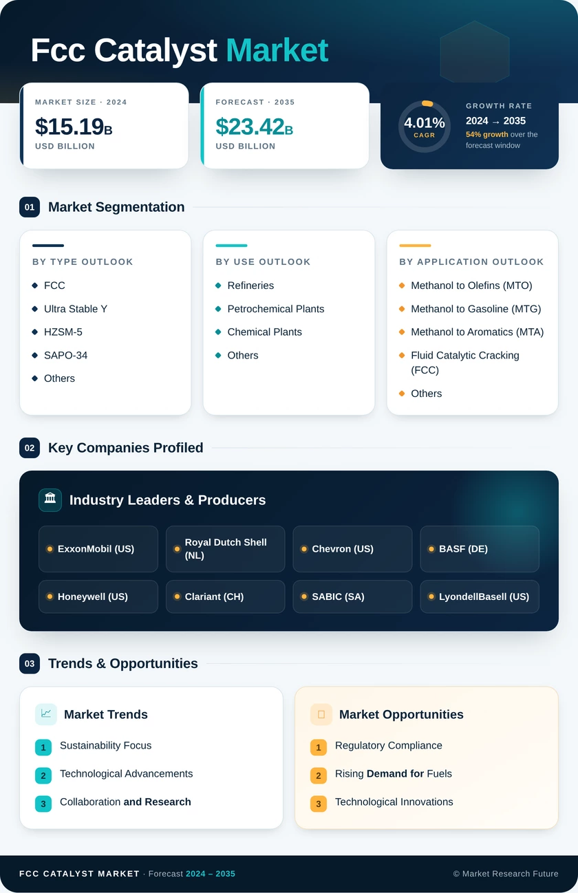 FCC Catalyst Market Research Report - Global Forecast till 2035 Infographic