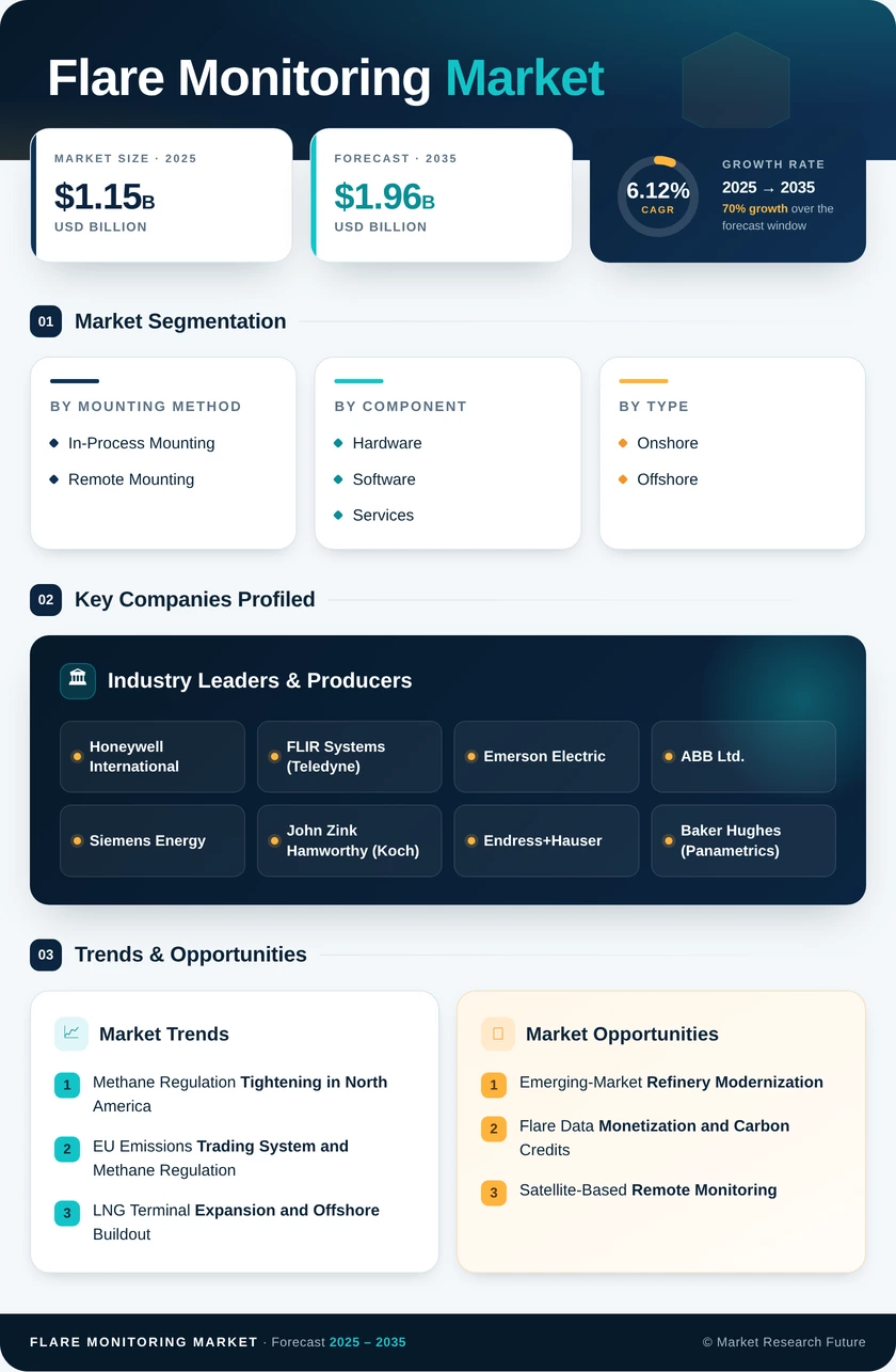 Flare Monitoring Market Research Report - Global Forecast to 2035 Infographic