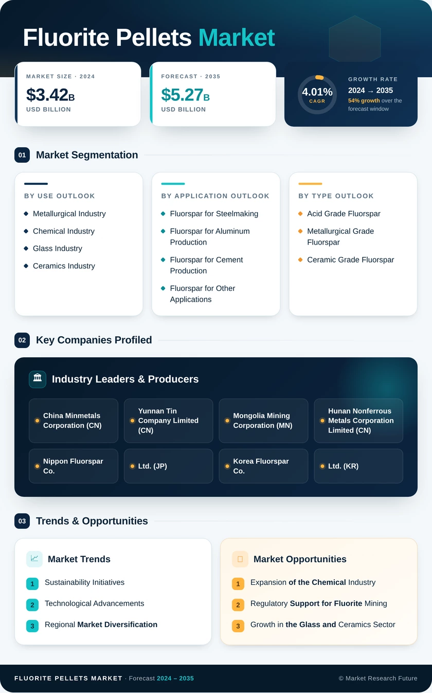 Fluorite Pellets Market Research Report - Global Forecast till 2035 Infographic