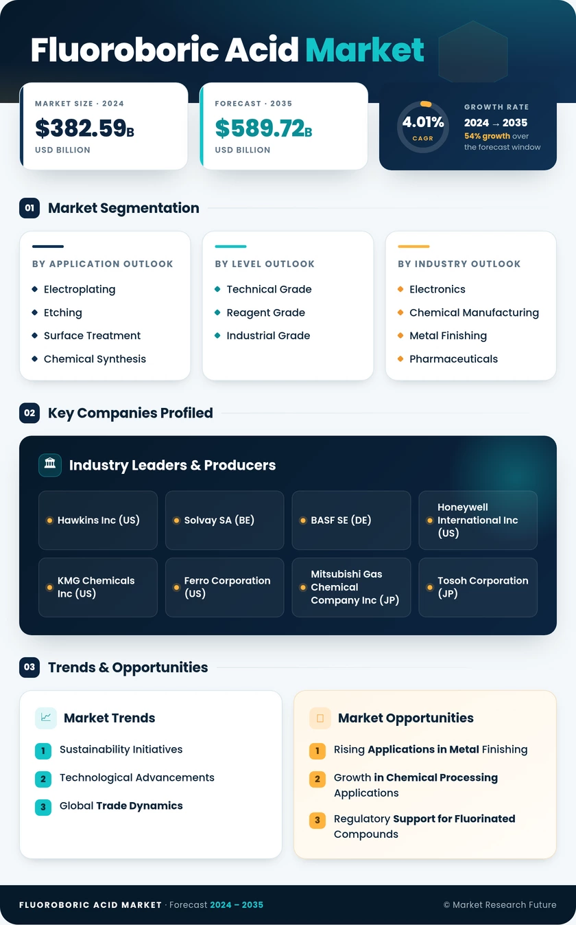 Fluoroboric Acid Market Research Report - Forecast Till 2035 Infographic