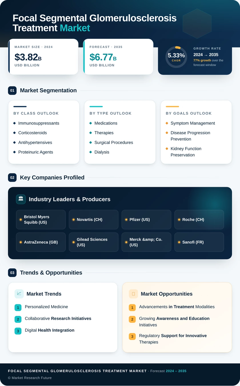 Focal Segmental Glomerulosclerosis Treatment Market Research Report — Global Forecast till 2035 Infographic