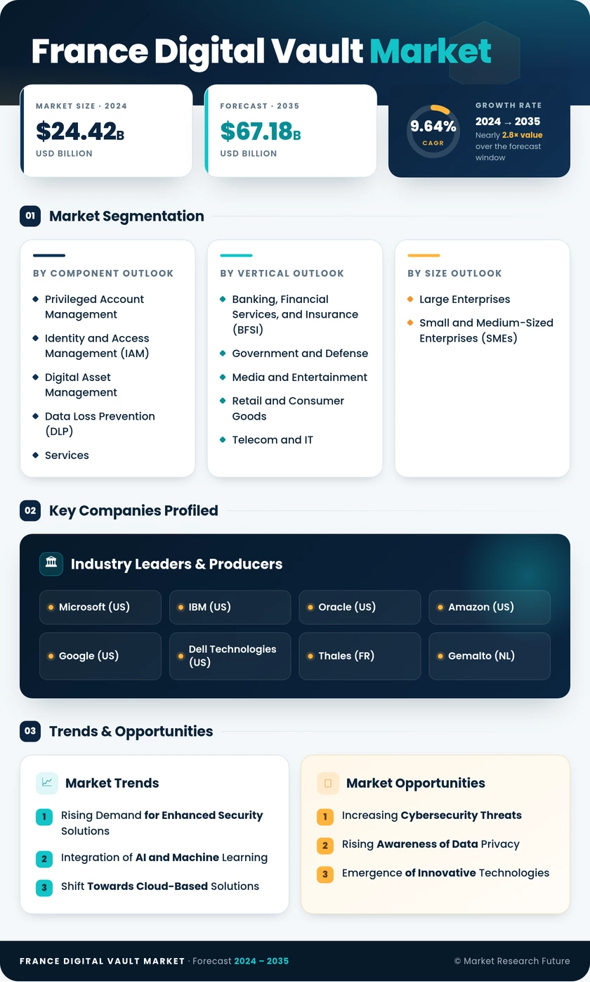 France Digital Vault Market Research Report-Forecast to 2035 Infographic