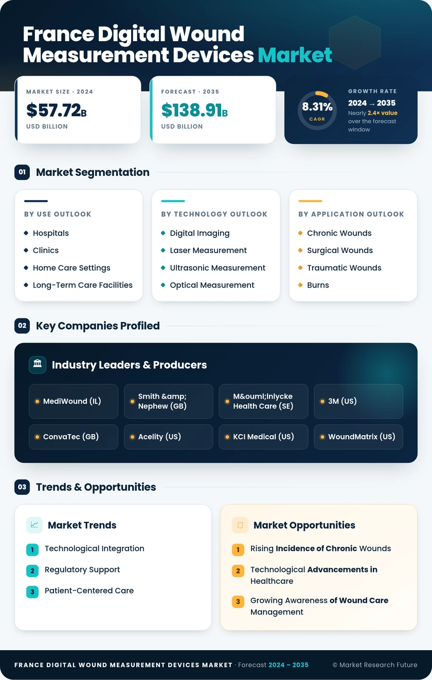 France Digital Wound Measurement Devices Market Research Report - Forecast to 2035 Infographic