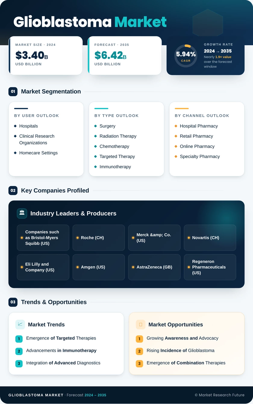 Glioblastoma Market Research Report - Forecast till 2035 Infographic