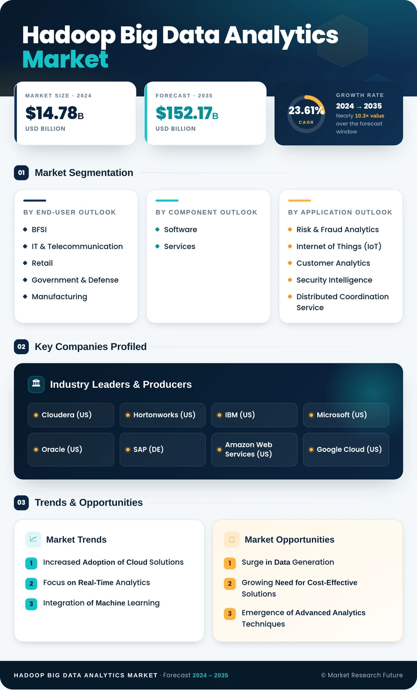 Hadoop Big Data Analytics Market Research Report - Global Forecast till 2035 Infographic