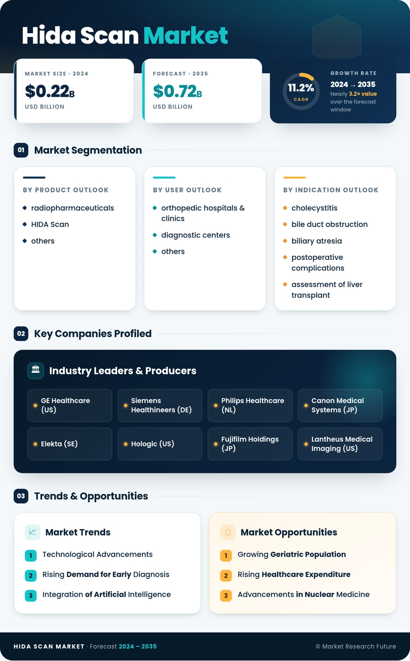 HIDA Scan Market Research Report - Forecast till 2035 Infographic