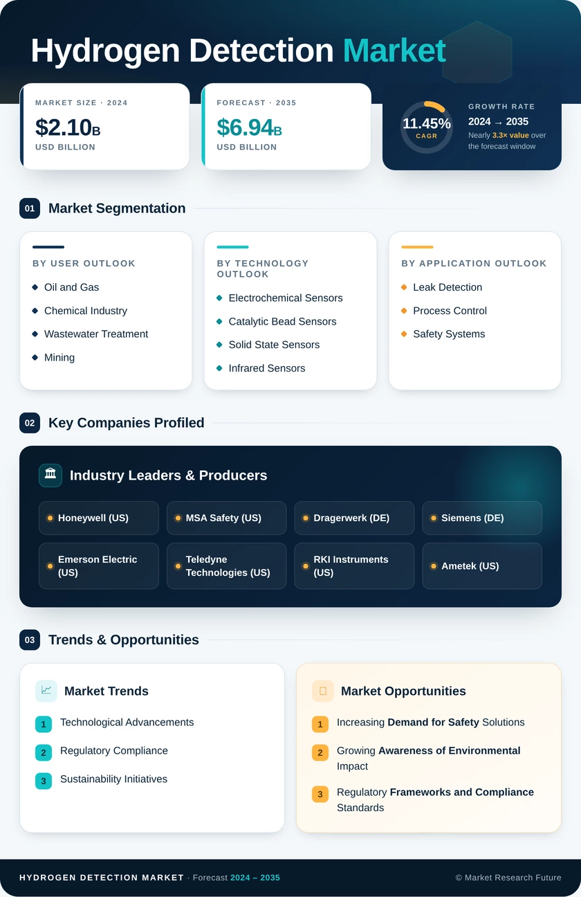 Hydrogen Detection Market Research Report - Forecast Till 2035 Infographic
