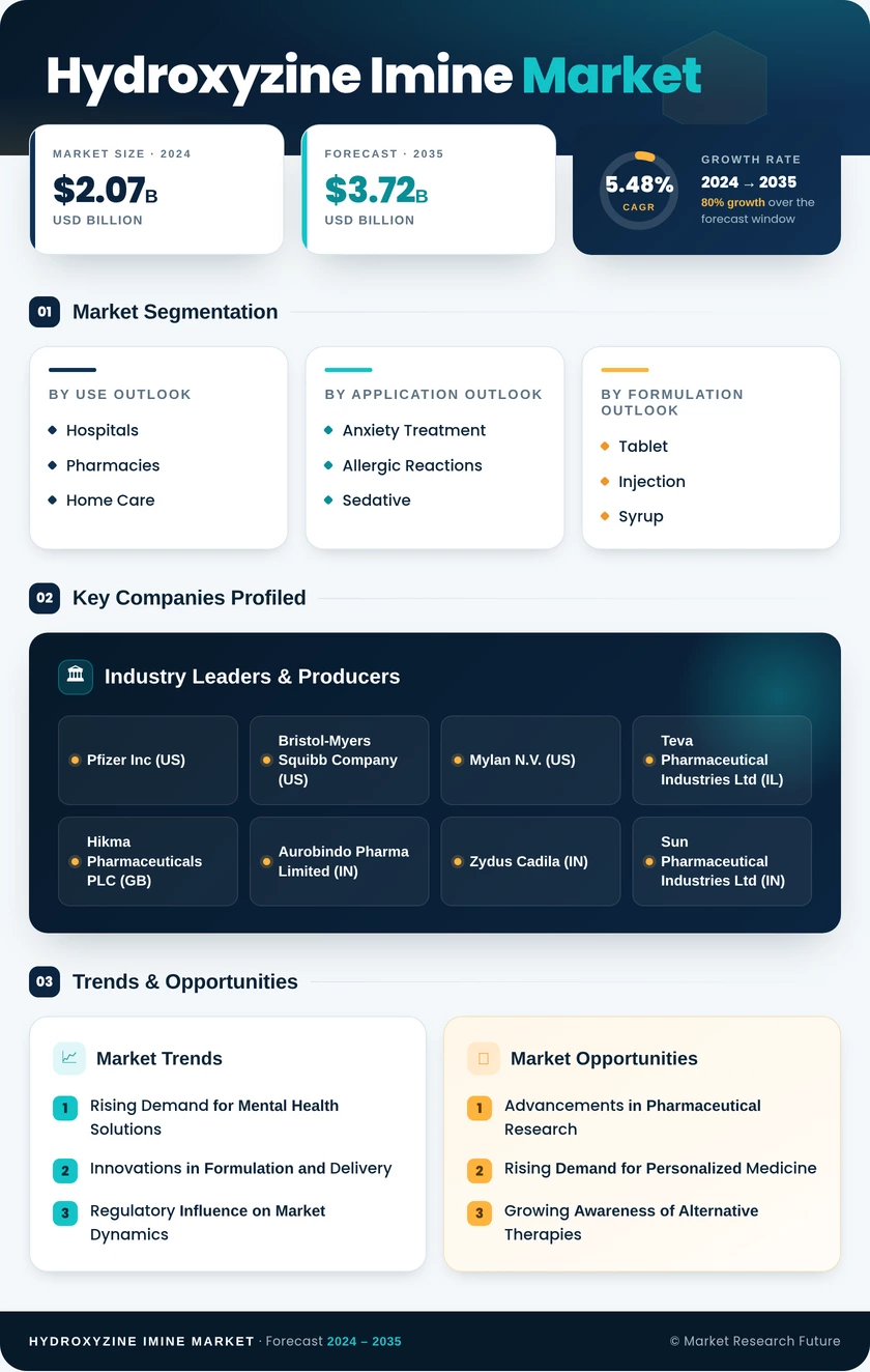 Hydroxyzine Imine Market Research Report — Global Forecast till 2035 Infographic