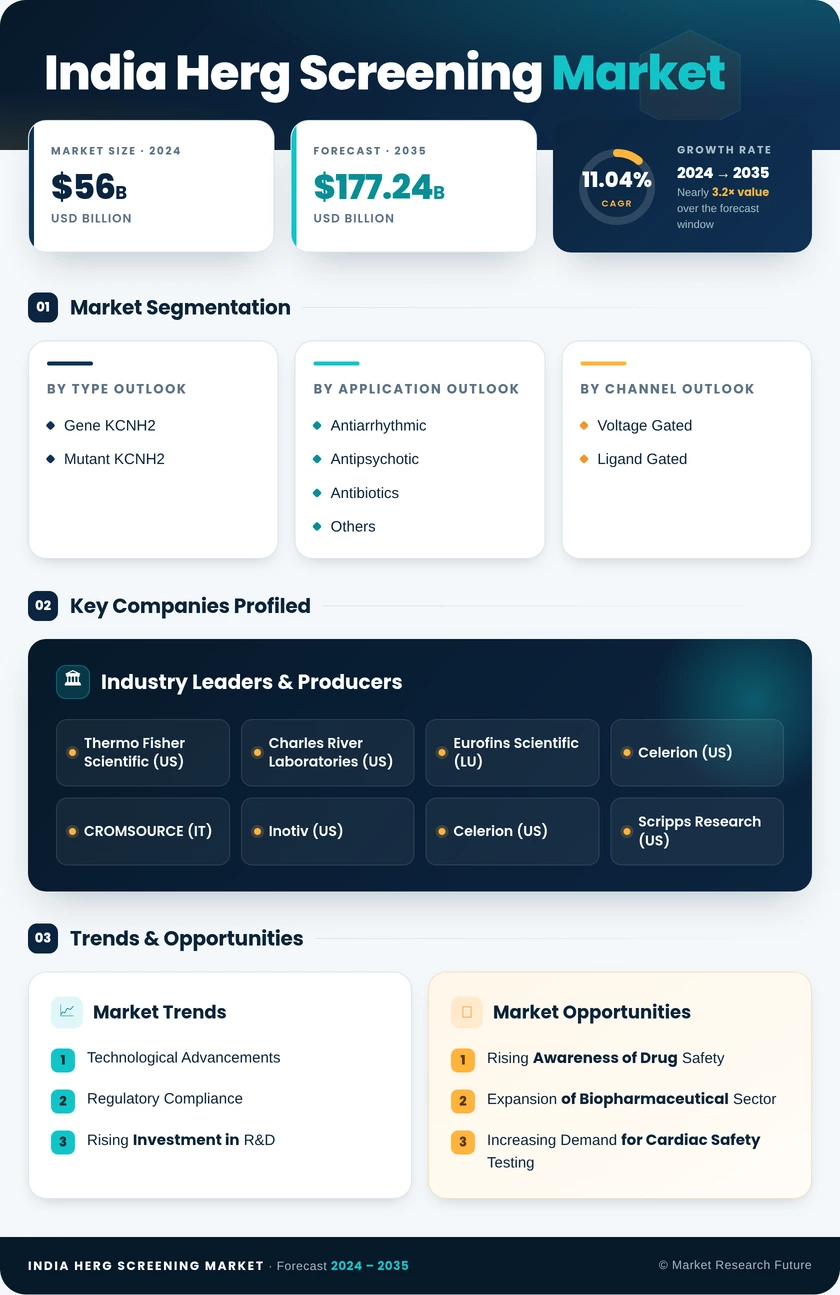 India hERG Screening Market Infographic