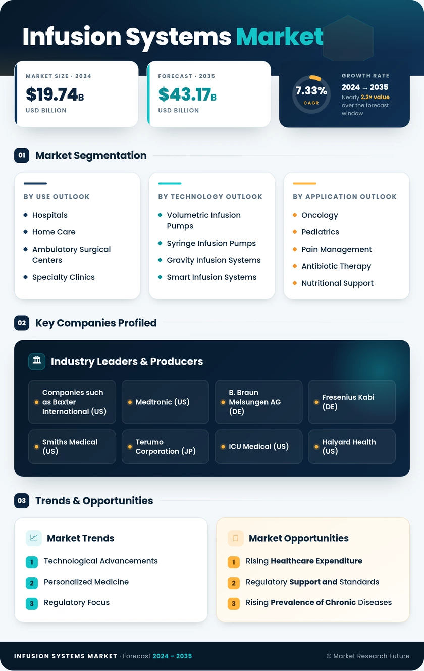 Infusion System Market Research Report- Forecast To 2035 Infographic