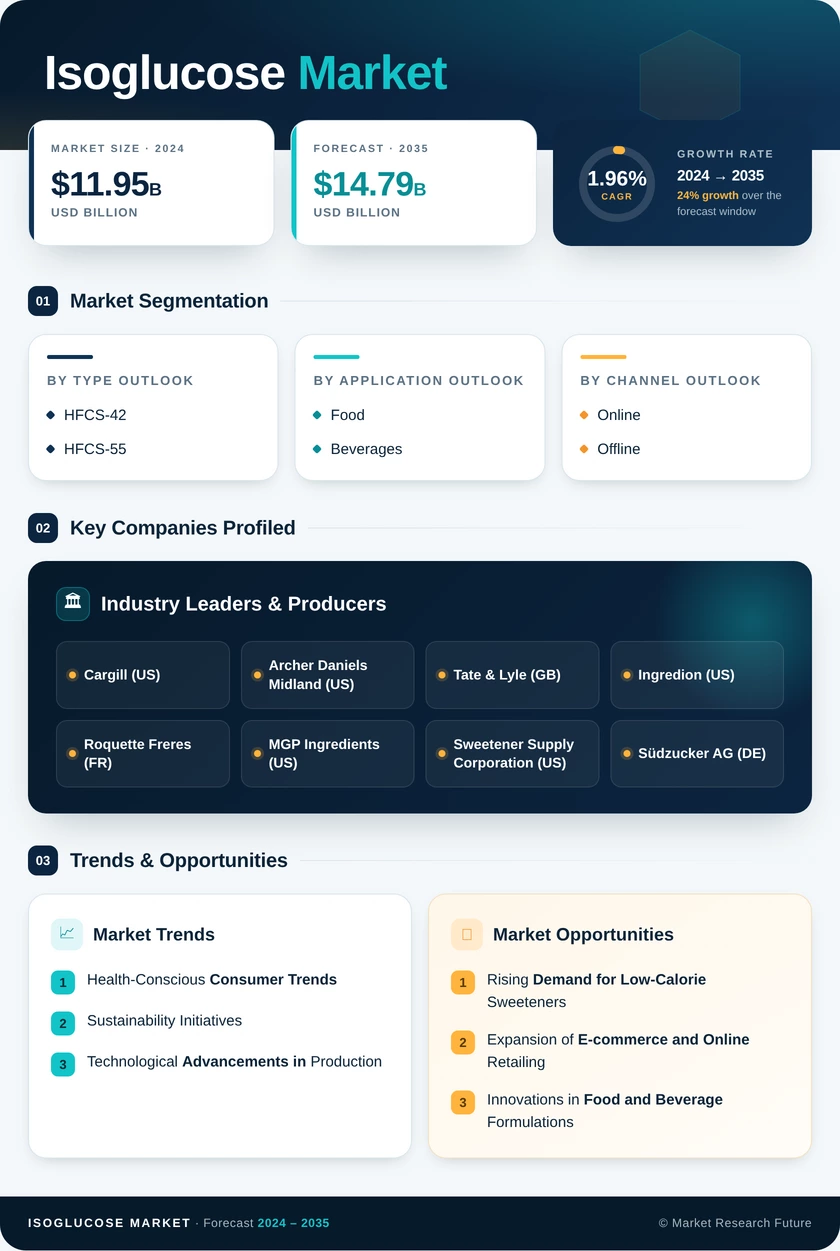 Isoglucose Market Research Report—Global Forecast till 2035 Infographic