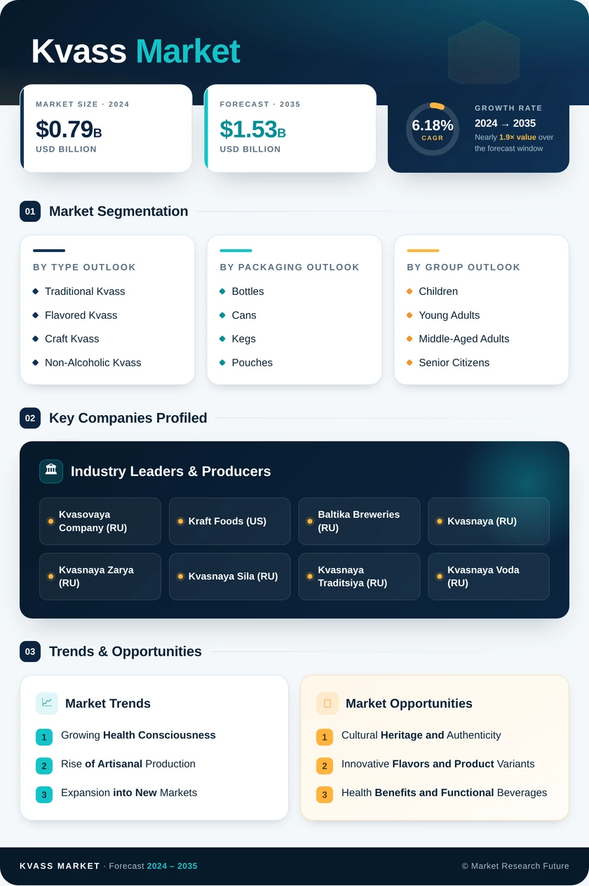 Kvass Market Research Report — Forecast till 2035 Infographic