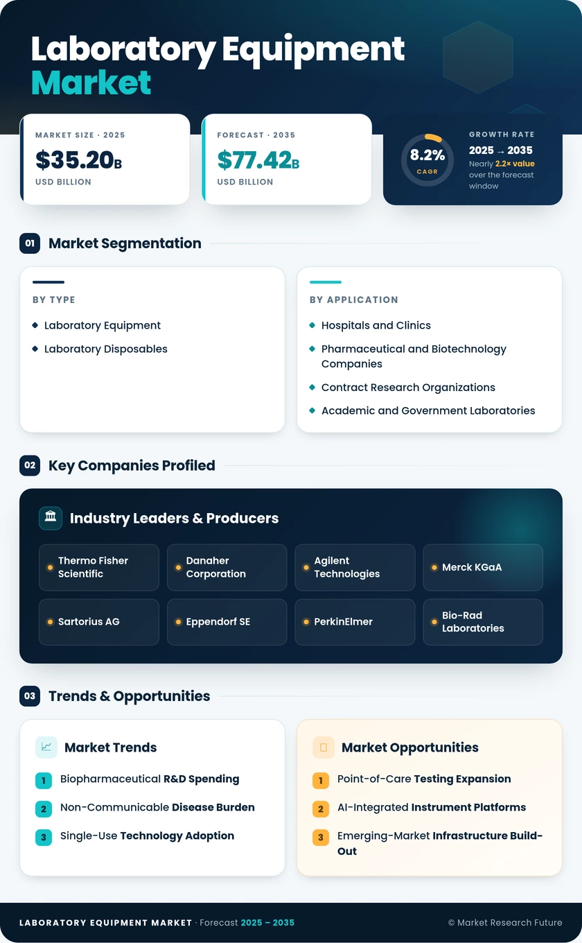 Laboratory Equipment Market Research Report - Forecast till 2035 Infographic