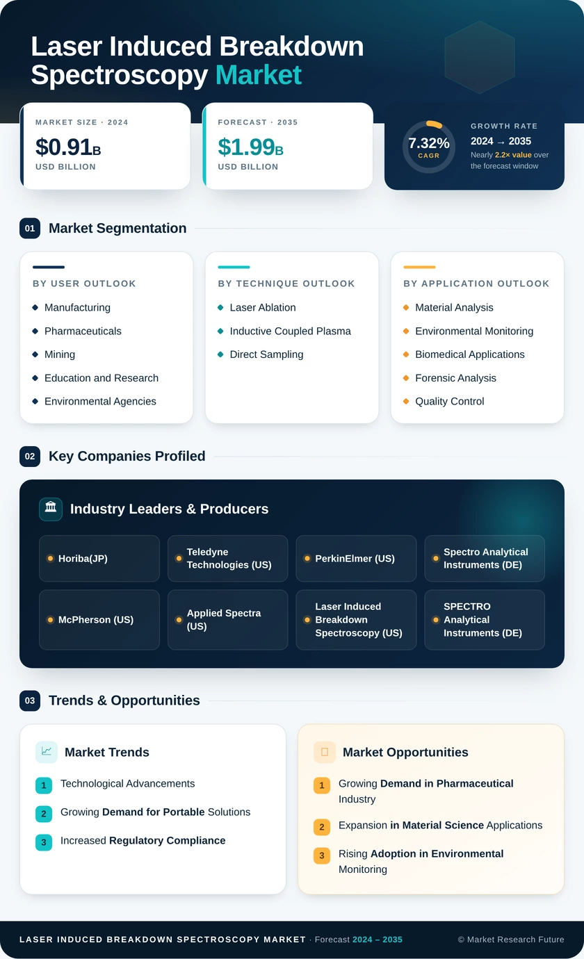 Laser Induced Breakdown Spectroscopy Market Research Report-Forecast till 2035 Infographic