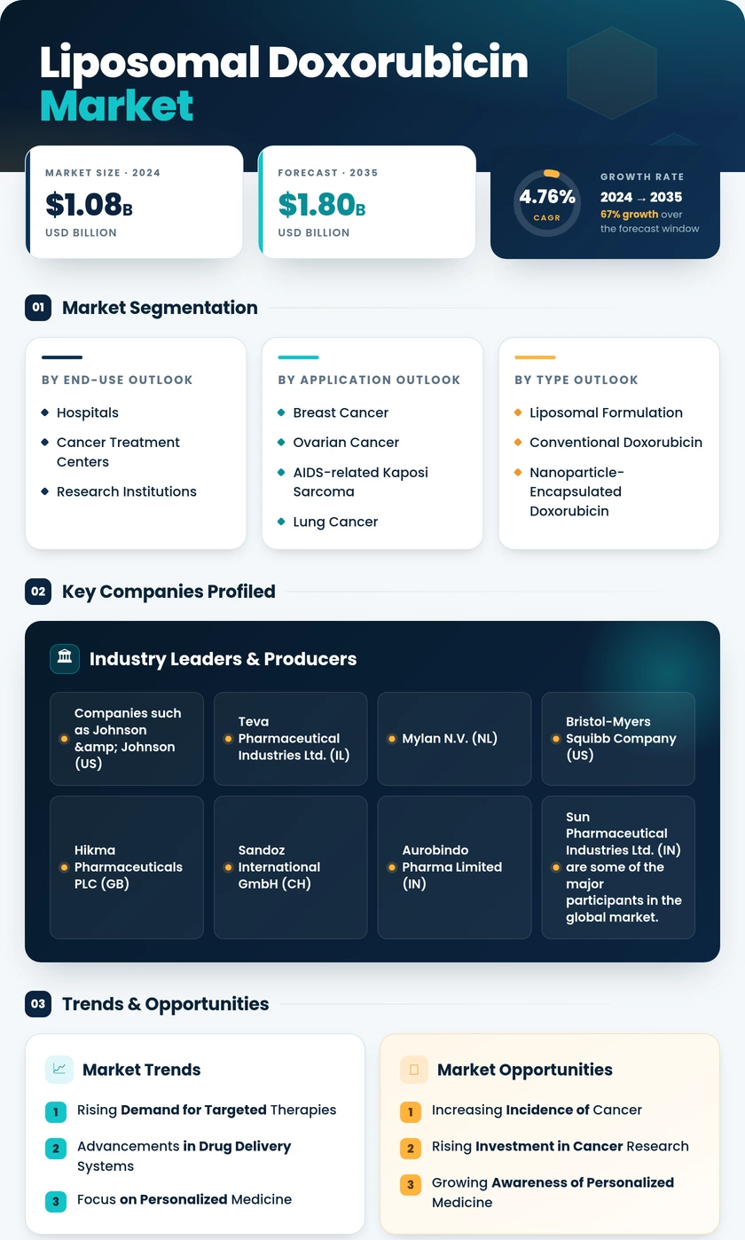 Liposomal Doxorubicin Market Research Report — Global Forecast till 2035 Infographic