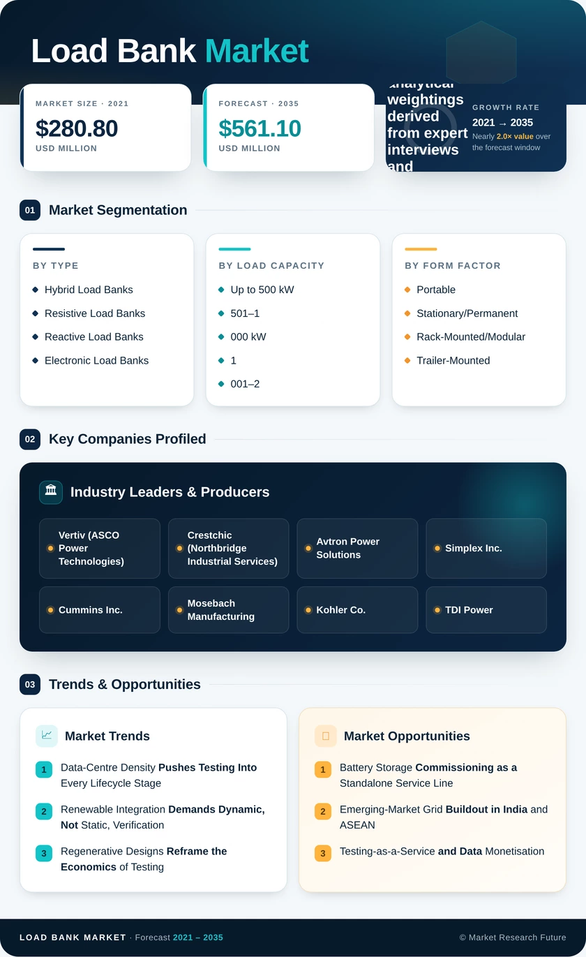 Load Bank Market Research Report - Forecast to 2035 Infographic