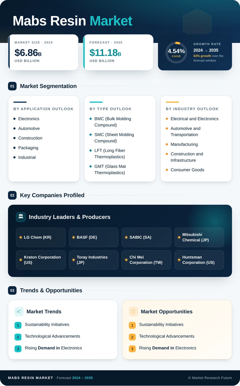 Mabs Resin Market Research Report — Global Forecast till 2035 Infographic