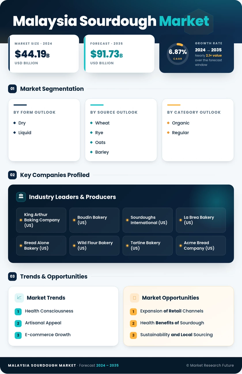 Malaysia Sourdough Market Infographic