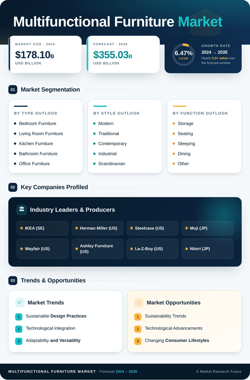 Multifunctional Furniture Market Research Report — Global Forecast till 2035 Infographic