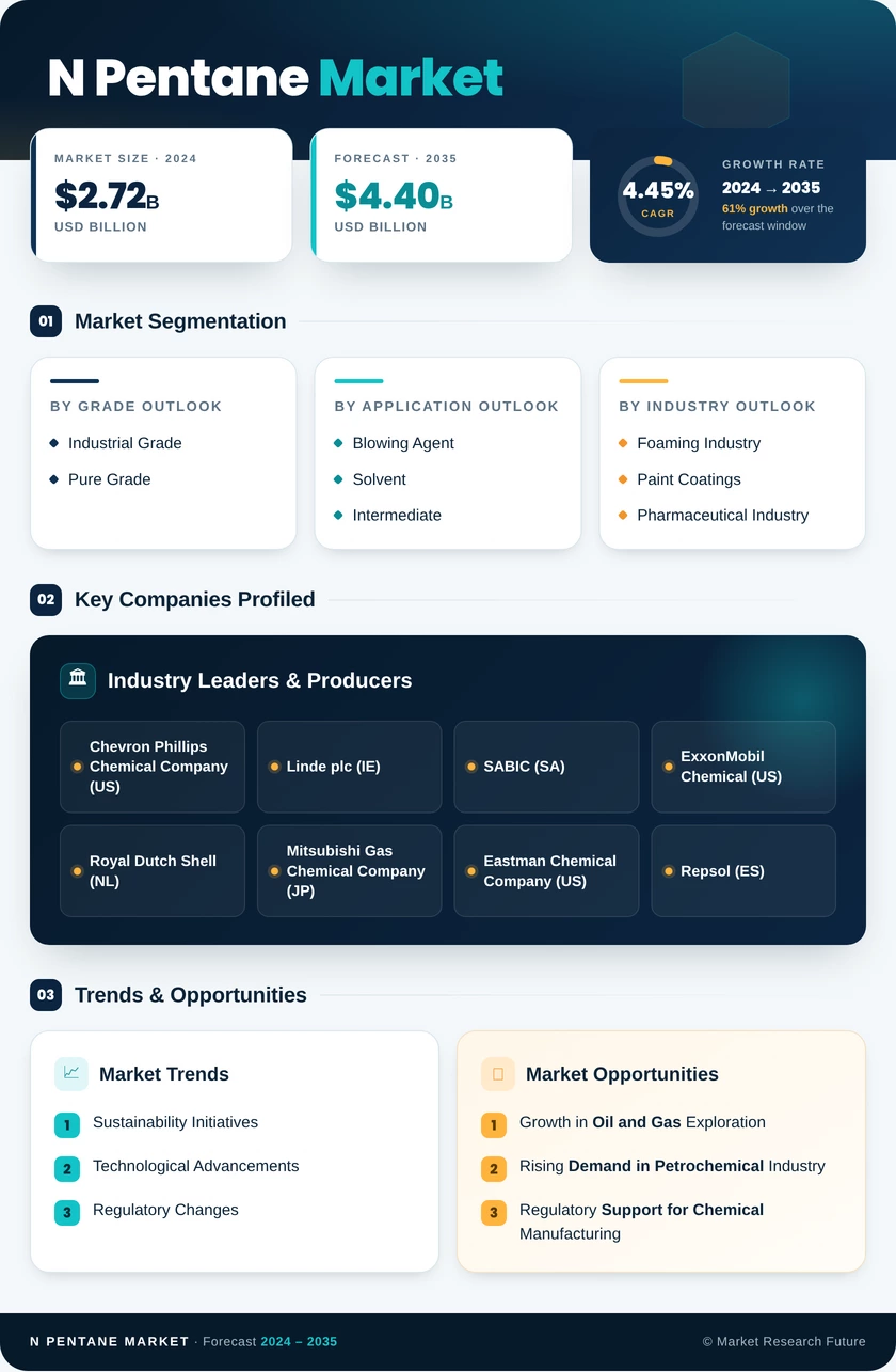N Pentane Market Research Report — Global Forecast till 2035 Infographic