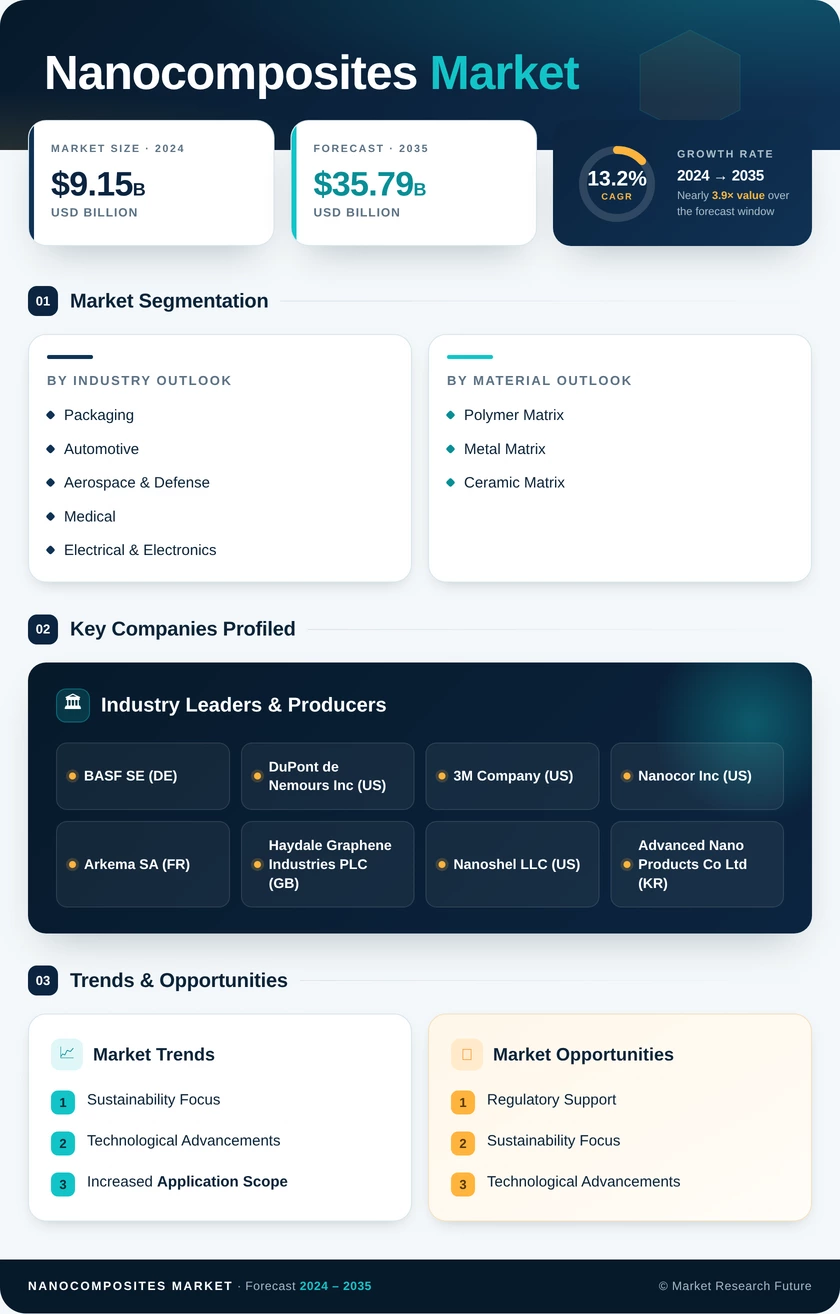 Nanocomposites Market Report - Global Forecast till 2035 Infographic