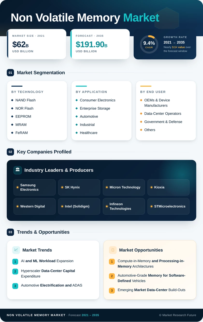 Non-Volatile Memory Market Research Report- Forecast till 2035 Infographic