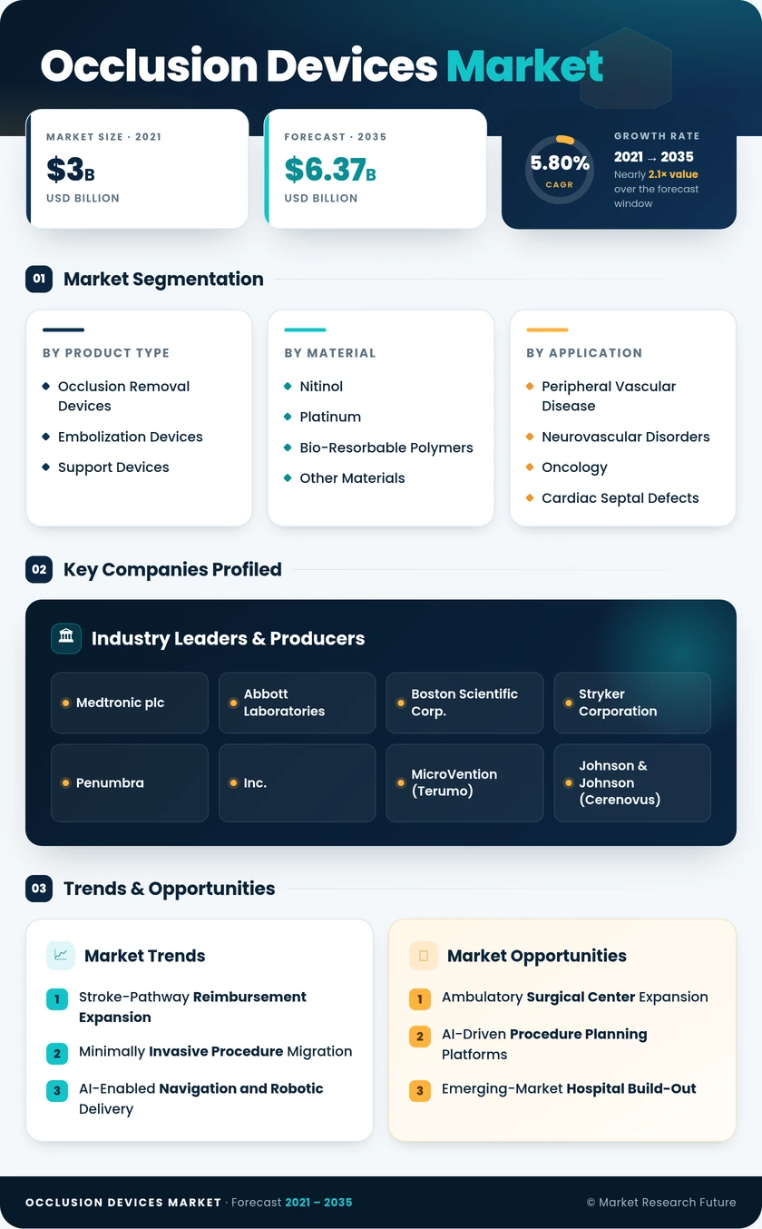 Occlusion Devices Market Research Report – Forecast to 2035 Infographic