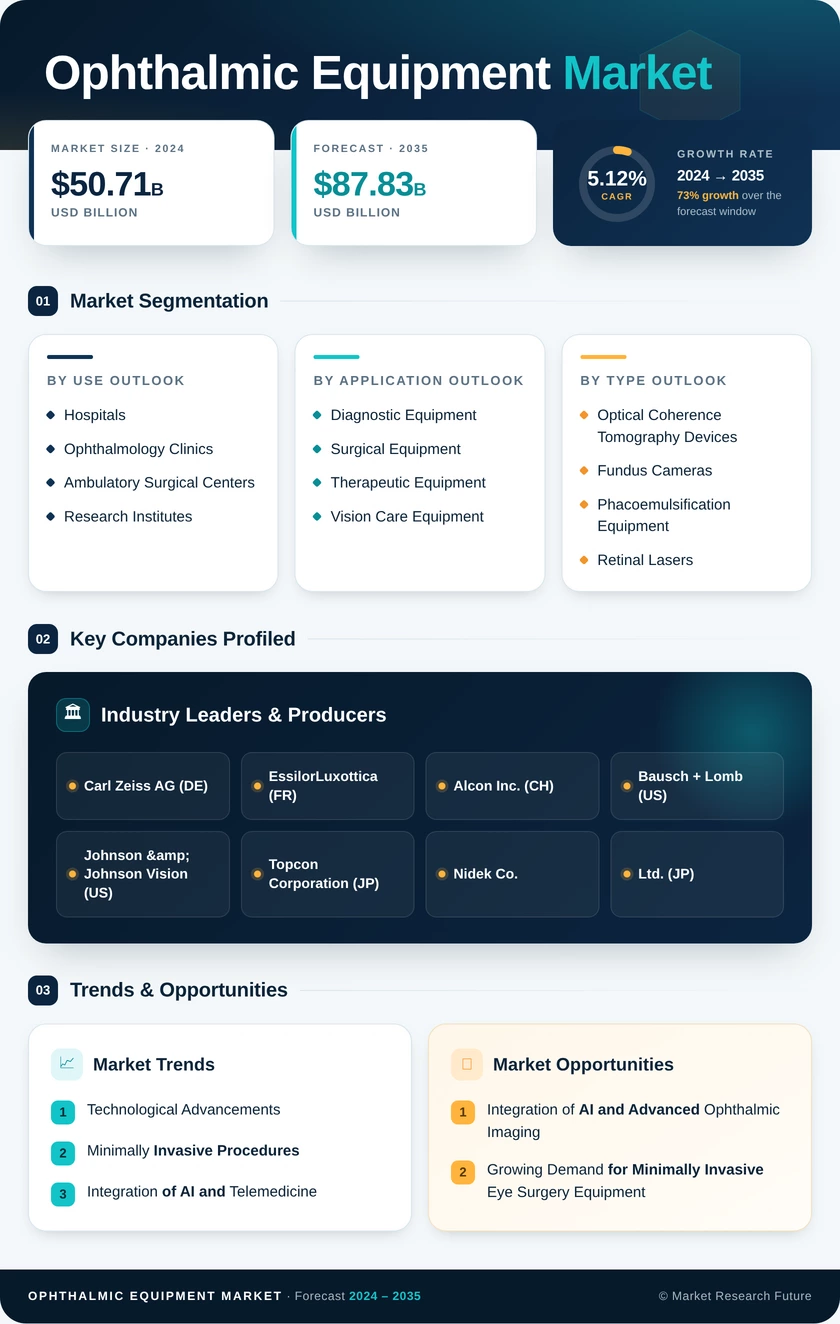 Ophthalmic Equipment Market Research Report – Forecast to 2035 Infographic