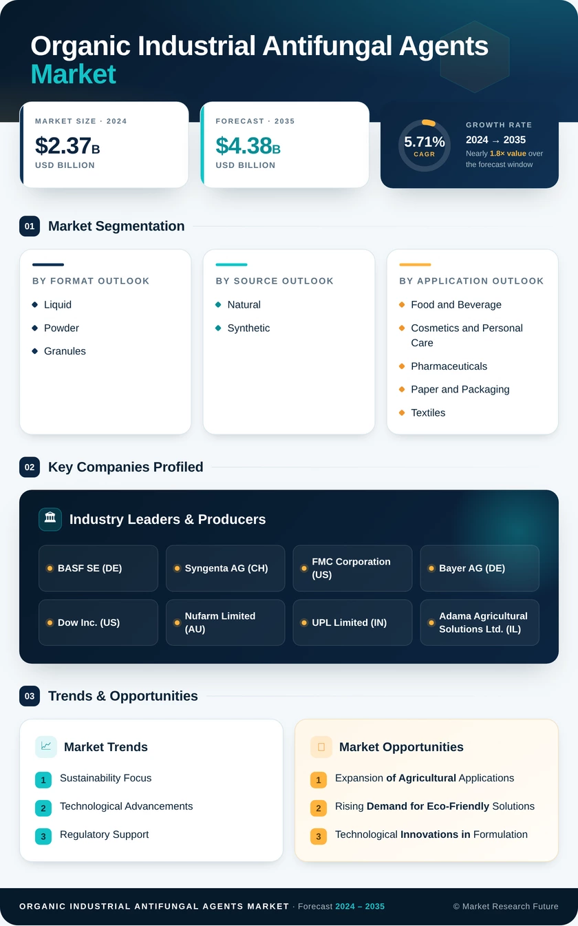 Organic Industrial Antifungal Agents Market-2035 Infographic