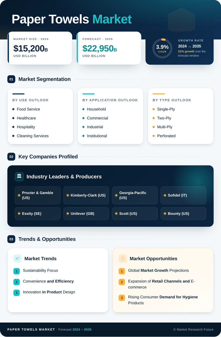 Paper Towels Market Research Report - Global Forecast till 2035 Infographic