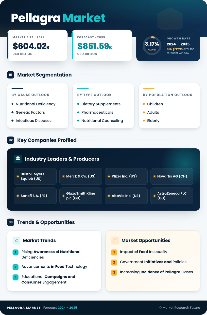 Pellagra Market Research Report — Global Forecast till 2035 Infographic